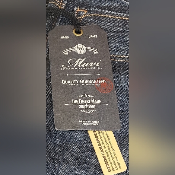 Mavi Dark Wash Molly Straight Stretch Jeans NWT - Picture 10 of 11